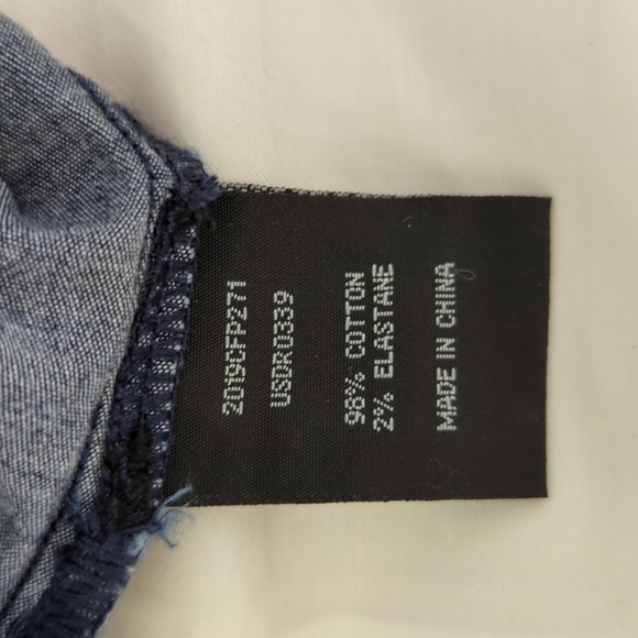 Universal Standard "Hannah" denim shirt dress 3XS - Picture 3 of 4